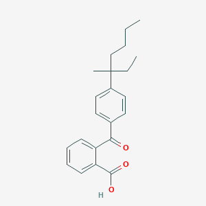 2-[4-(3-Methylheptan-3-yl)benzoyl]benzoic acid