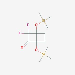 3,3-Difluoro-1,4-bis[(trimethylsilyl)oxy]bicyclo[2.2.0]hexan-2-one