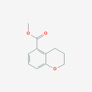 molecular formula C11H12O3 B1429047 Methyl chroman-5-carboxylate CAS No. 1202863-90-8
