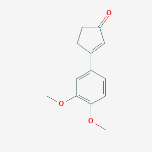 3-(3,4-Dimethoxyphenyl)cyclopent-2-en-1-one