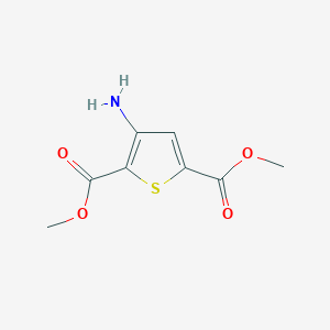 molecular formula C8H9NO4S B1429052 Dimethyl 3-aminothiophene-2,5-dicarboxylate CAS No. 785803-74-9
