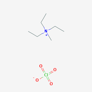 molecular formula C7H18ClNO4 B14290588 N,N-Diethyl-N-methylethanaminium perchlorate CAS No. 120226-79-1