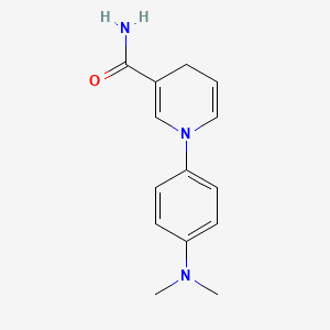 1-[4-(Dimethylamino)phenyl]-1,4-dihydropyridine-3-carboxamide