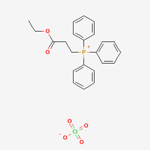 (3-Ethoxy-3-oxopropyl)(triphenyl)phosphanium perchlorate