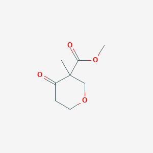 molecular formula C8H12O4 B1429067 甲基3-甲基-4-氧代氧杂环戊酸酯 CAS No. 910332-89-7