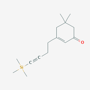 5,5-Dimethyl-3-[4-(trimethylsilyl)but-3-yn-1-yl]cyclohex-2-en-1-one