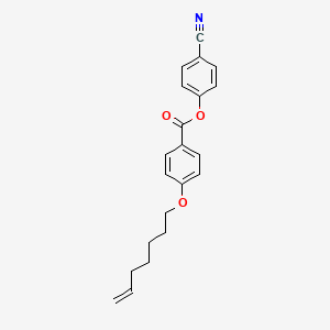 4-Cyanophenyl 4-[(hept-6-en-1-yl)oxy]benzoate