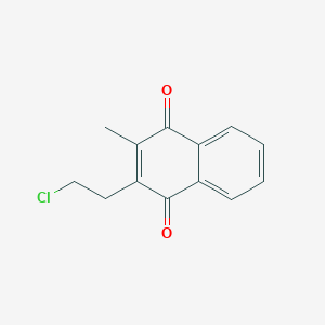 2-(2-Chloroethyl)-3-methylnaphthalene-1,4-dione