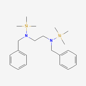 molecular formula C22H36N2Si2 B14290747 N~1~,N~2~-Dibenzyl-N~1~,N~2~-bis(trimethylsilyl)ethane-1,2-diamine CAS No. 113522-44-4