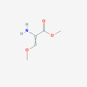 molecular formula C5H9NO3 B14290752 Methyl 2-amino-3-methoxyprop-2-enoate CAS No. 113560-20-6