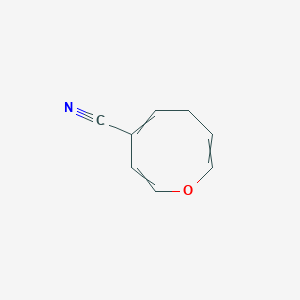 molecular formula C8H7NO B14290776 4H-Oxocine-6-carbonitrile CAS No. 113236-98-9