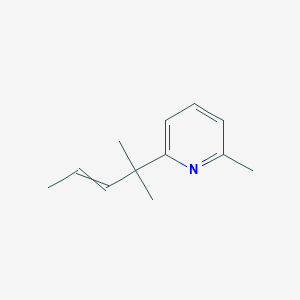 2-Methyl-6-(2-methylpent-3-en-2-yl)pyridine