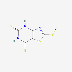 2-(Methylsulfanyl)[1,3]thiazolo[4,5-d]pyrimidine-5,7(4H,6H)-dithione