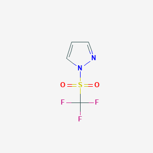 1H-Pyrazole, 1-[(trifluoromethyl)sulfonyl]-