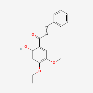 1-(4-Ethoxy-2-hydroxy-5-methoxyphenyl)-3-phenylprop-2-en-1-one