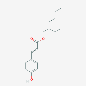 molecular formula C17H24O3 B14290874 2-Ethylhexyl 3-(4-hydroxyphenyl)prop-2-enoate CAS No. 113576-13-9