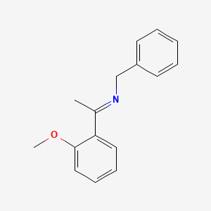 molecular formula C16H17NO B14290880 (1E)-N-Benzyl-1-(2-methoxyphenyl)ethan-1-imine CAS No. 120343-41-1