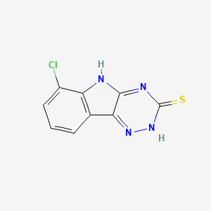 6-Chloro-1,2-dihydro-3H-[1,2,4]triazino[5,6-b]indole-3-thione