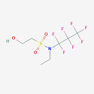 N-Ethyl-N-(heptafluoropropyl)-2-hydroxyethane-1-sulfonamide