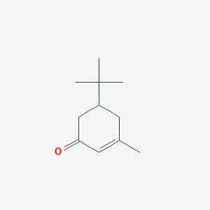 molecular formula C11H18O B14290910 5-Tert-butyl-3-methylcyclohex-2-en-1-one CAS No. 112621-64-4