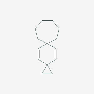 molecular formula C14H20 B14290919 Dispiro[2.2.6~6~.2~3~]tetradeca-4,13-diene CAS No. 116059-93-9