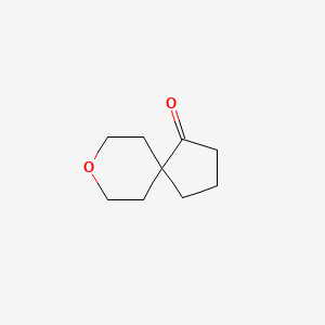 molecular formula C9H14O2 B1429100 8-Oxaspiro[4.5]decan-1-one CAS No. 1380389-10-5