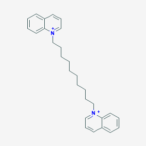 1-(10-Quinolin-1-ium-1-yldecyl)quinolin-1-ium