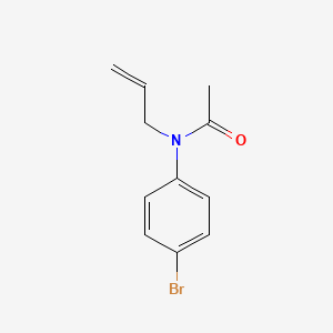 molecular formula C11H12BrNO B14291045 Acetamide, N-(4-bromophenyl)-N-2-propenyl- CAS No. 119561-02-3