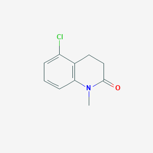 molecular formula C10H10ClNO B1429105 5-Chloro-1-methyl-3,4-dihydroquinolin-2(1H)-one CAS No. 1383842-66-7