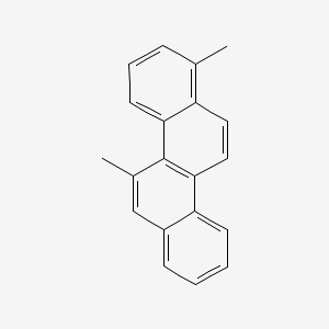 molecular formula C20H16 B14291053 1,5-Dimethylchrysene CAS No. 117022-36-3