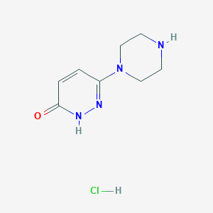 molecular formula C8H13ClN4O B1429107 6-(哌嗪-1-基)吡哒嗪-3-醇盐酸盐 CAS No. 1103508-29-7
