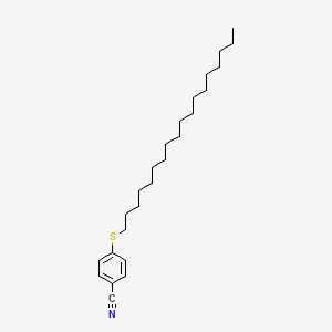 molecular formula C25H41NS B14291090 4-(Octadecylsulfanyl)benzonitrile CAS No. 117482-76-5