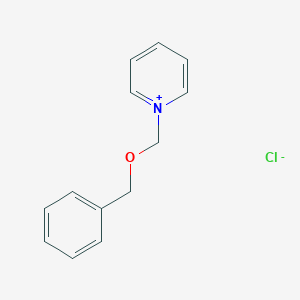 molecular formula C13H14ClNO B14291105 1-[(Benzyloxy)methyl]pyridin-1-ium chloride CAS No. 112805-28-4