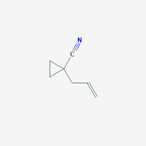 molecular formula C7H9N B1429112 1-烯丙基环丙基甲腈 CAS No. 22566-35-4
