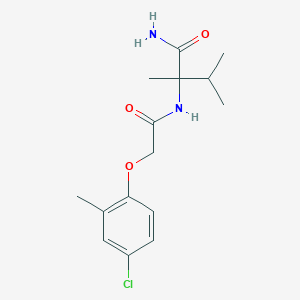 N~2~-[(4-Chloro-2-methylphenoxy)acetyl]-3-methylisovalinamide