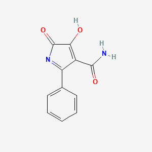 4,5-Dioxo-2-phenyl-4,5-dihydro-1H-pyrrole-3-carboxamide