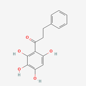 1-Propanone, 3-phenyl-1-(2,3,4,6-tetrahydroxyphenyl)-