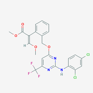 molecular formula C23H18Cl2F3N3O4 B1429120 嘧菌酯 CAS No. 1257598-43-8