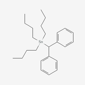 Stannane, tributyl(diphenylmethyl)-