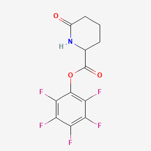 Pentafluorophenyl 6-oxopiperidine-2-carboxylate