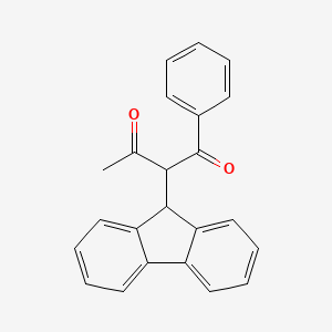 2-(9H-Fluoren-9-YL)-1-phenylbutane-1,3-dione