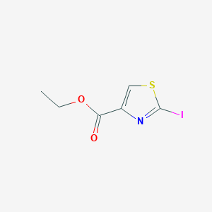 molecular formula C6H6INO2S B1429125 2-碘噻唑-4-羧酸乙酯 CAS No. 83553-47-3