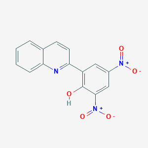 2,4-Dinitro-6-(quinolin-2(1H)-ylidene)cyclohexa-2,4-dien-1-one