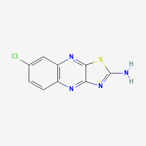 7-Chloro[1,3]thiazolo[4,5-b]quinoxalin-2-amine