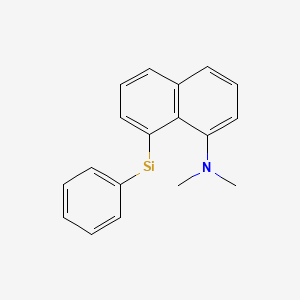 molecular formula C18H17NSi B14291360 CID 13864781 CAS No. 114499-74-0