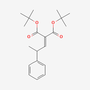 Di-tert-butyl (2-phenylpropylidene)propanedioate