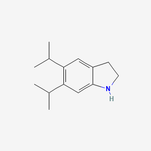 5,6-Di(propan-2-yl)-2,3-dihydro-1H-indole