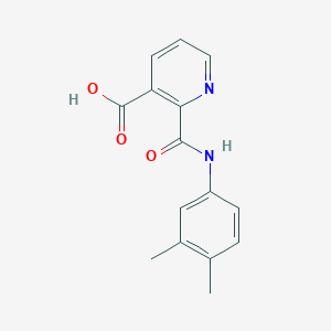 2-[(3,4-Dimethylphenyl)carbamoyl]pyridine-3-carboxylic acid