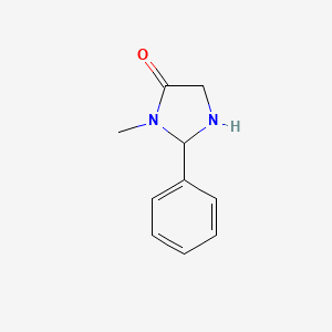 molecular formula C10H12N2O B1429140 3-Methyl-2-phenylimidazolidin-4-one CAS No. 807286-25-5