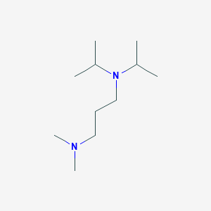 molecular formula C11H26N2 B14291447 N~1~,N~1~-Dimethyl-N~3~,N~3~-di(propan-2-yl)propane-1,3-diamine CAS No. 116714-56-8